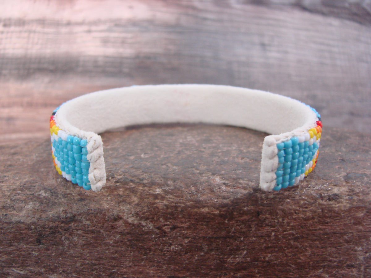 Native American Hand Beaded 1/2" Bracelet by Cleveland