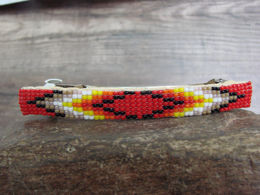 Native American Hand Beaded Hair Barrette by Cleveland