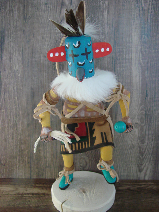 Native American Road Runner Kachina Dancer Signed Tsosie