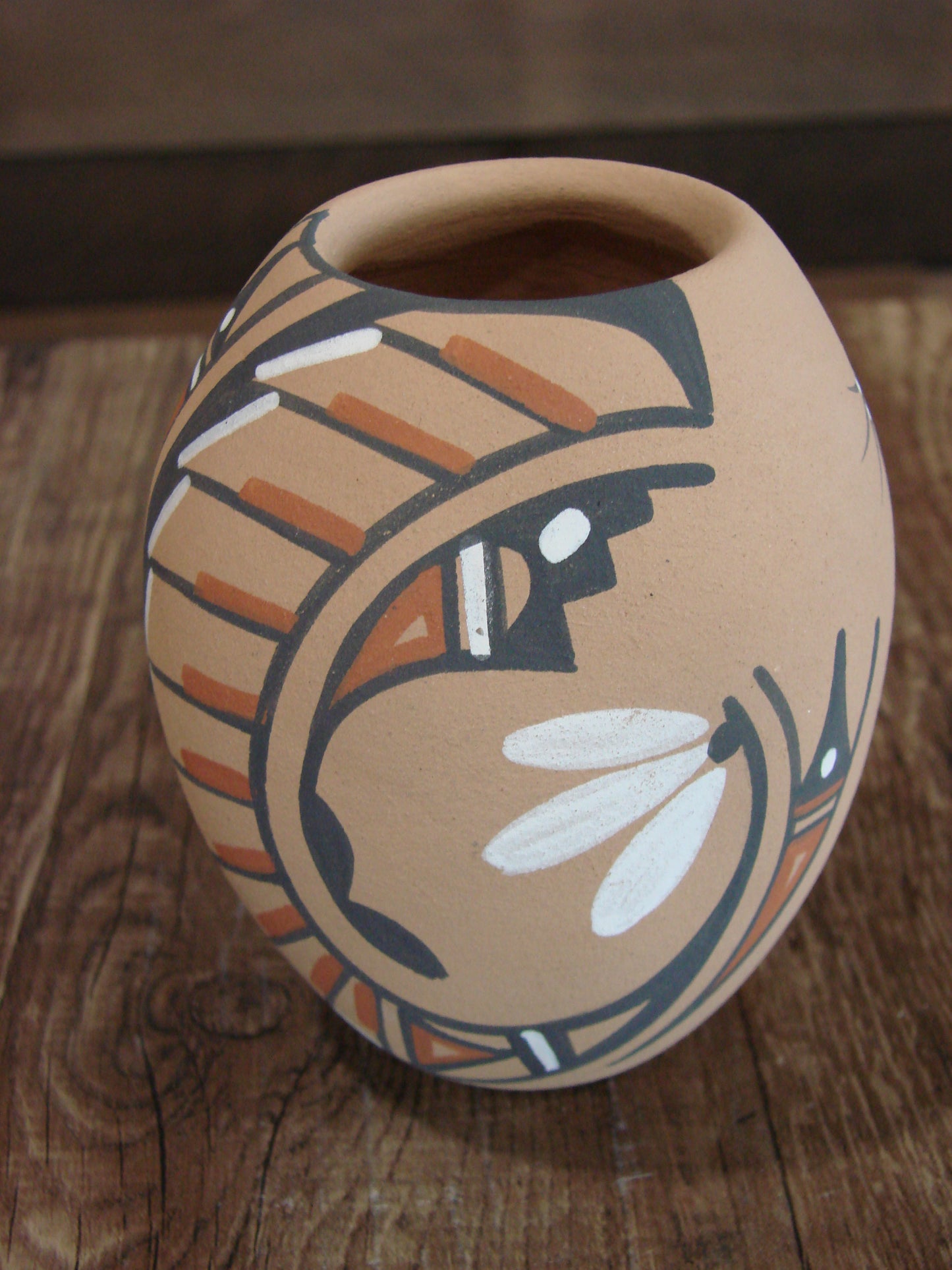 Native American Jemez Indian Handmade Clay Lizard Pottery by Chinana