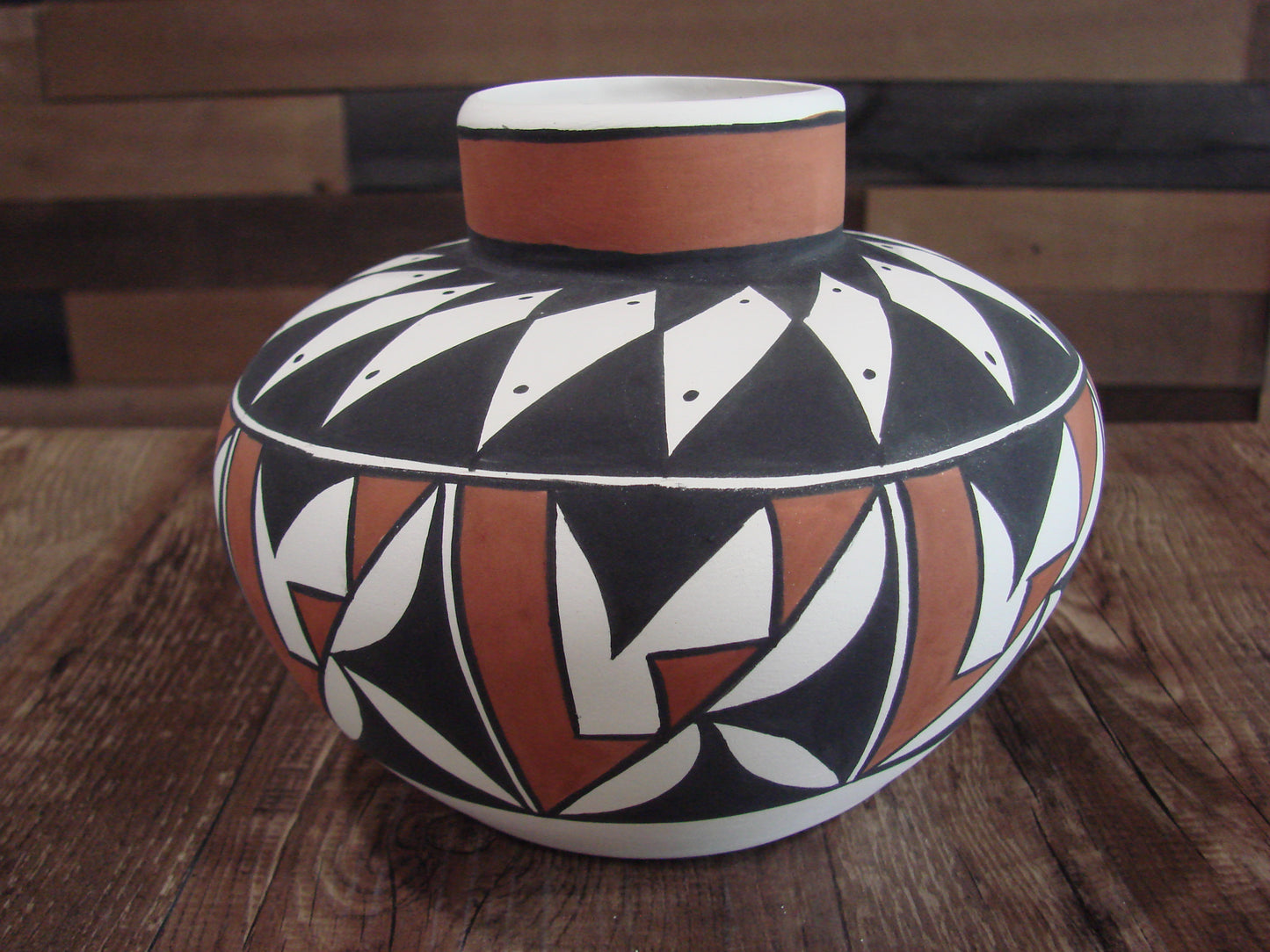 Native American Hand Painted Acoma Pottery by Kuutimaitsa
