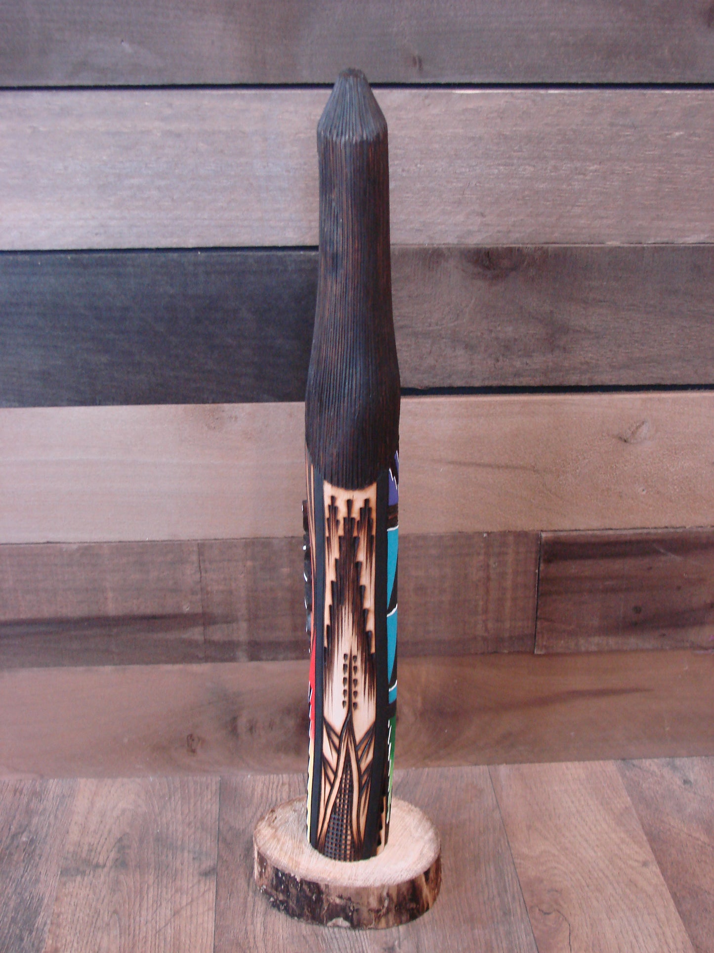 Native American Long Hair Shalako Kachina Signed AW