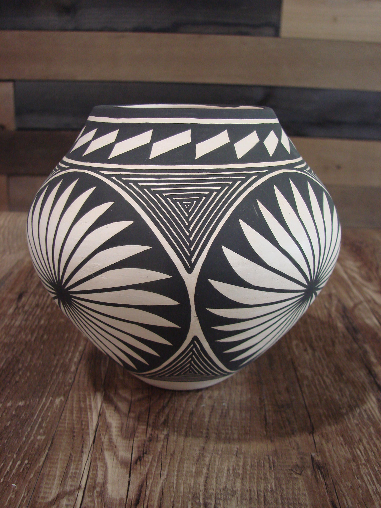 Native American Acoma Hand Coiled & Hand Painted Pottery by Victorino