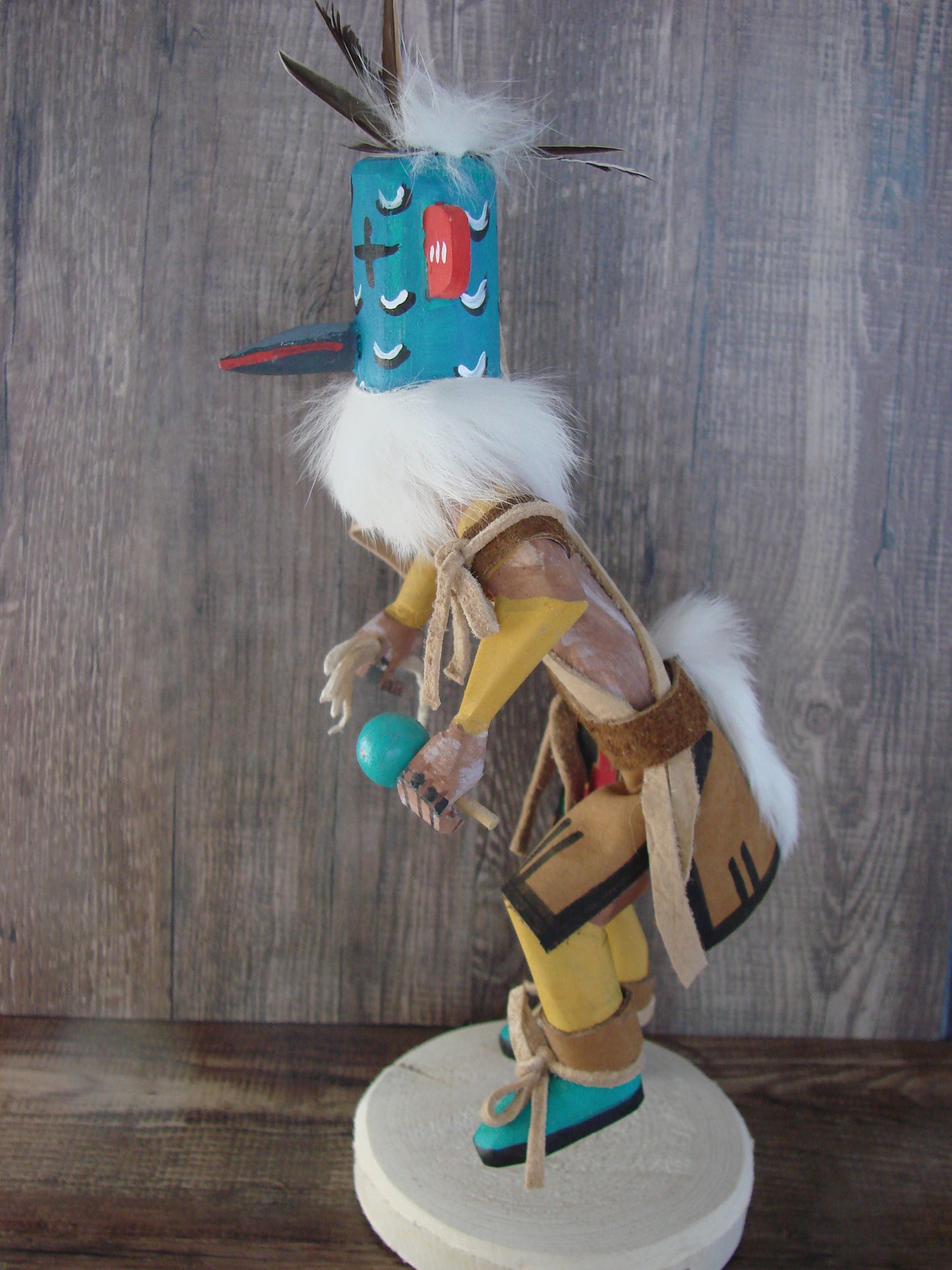 Native American Road Runner Kachina Dancer Signed Tsosie