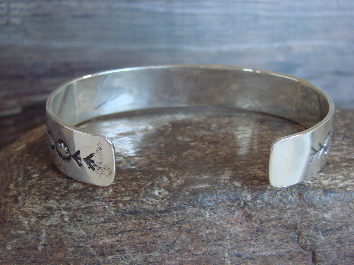 Native American Sterling Silver Horse Bracelet by Delgarito