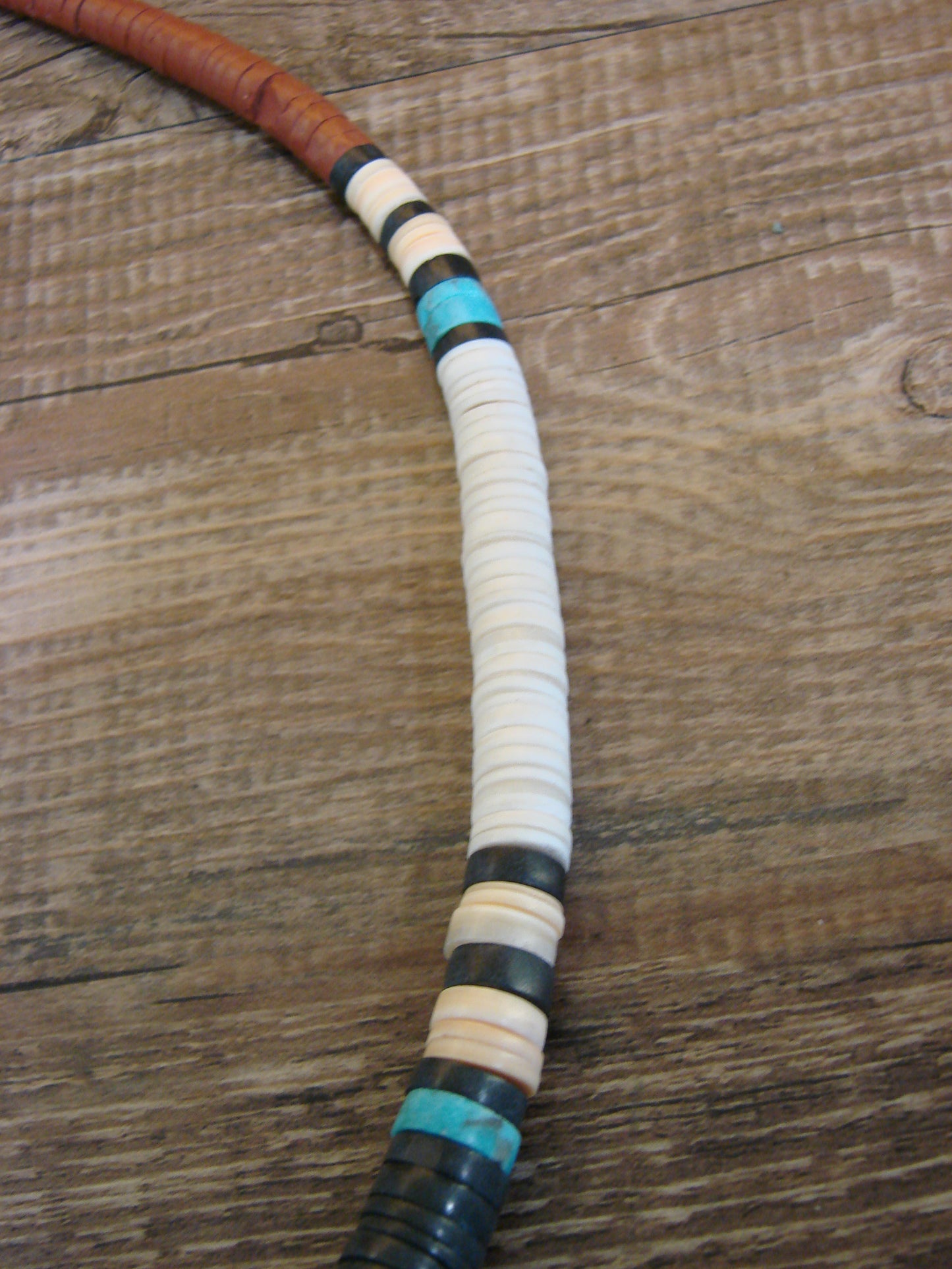 Native American 19" Santo Domingo Multi Stone Heishi Necklace - Crespin