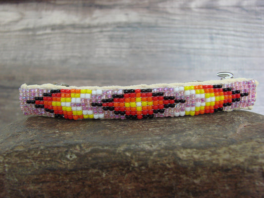 Native American Hand Beaded Hair Barrette by Cleveland
