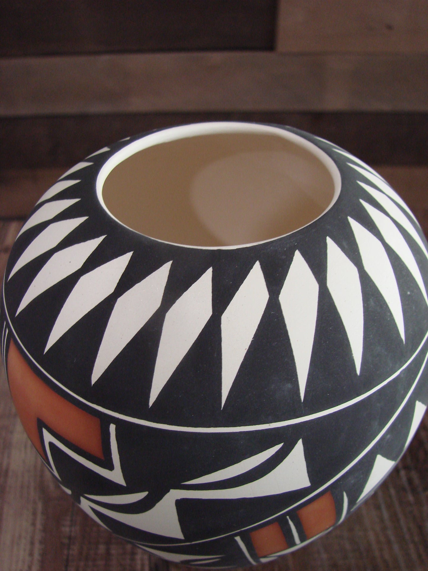 Native American Hand Painted Fine Line Acoma Pottery by Waconda