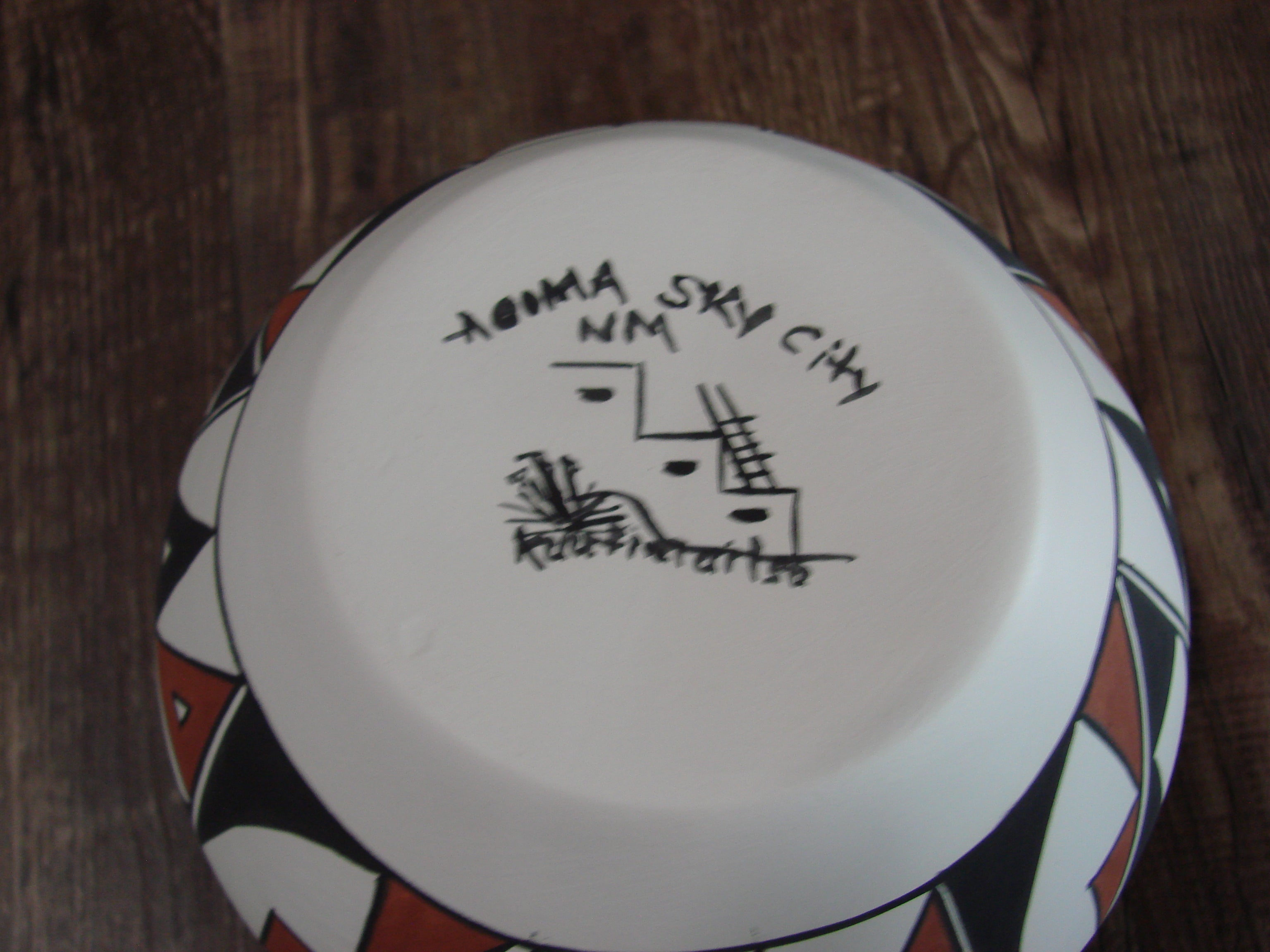Small Native American Hand Painted Acoma Pottery by Concho– NTNM