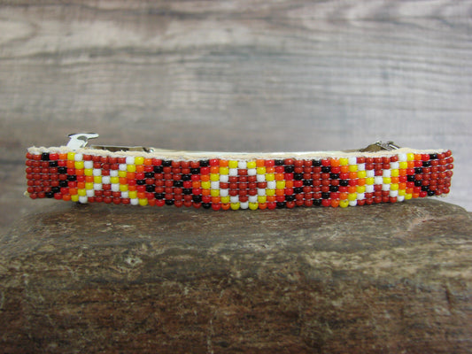Native American Hand Beaded Hair Barrette by Cleveland