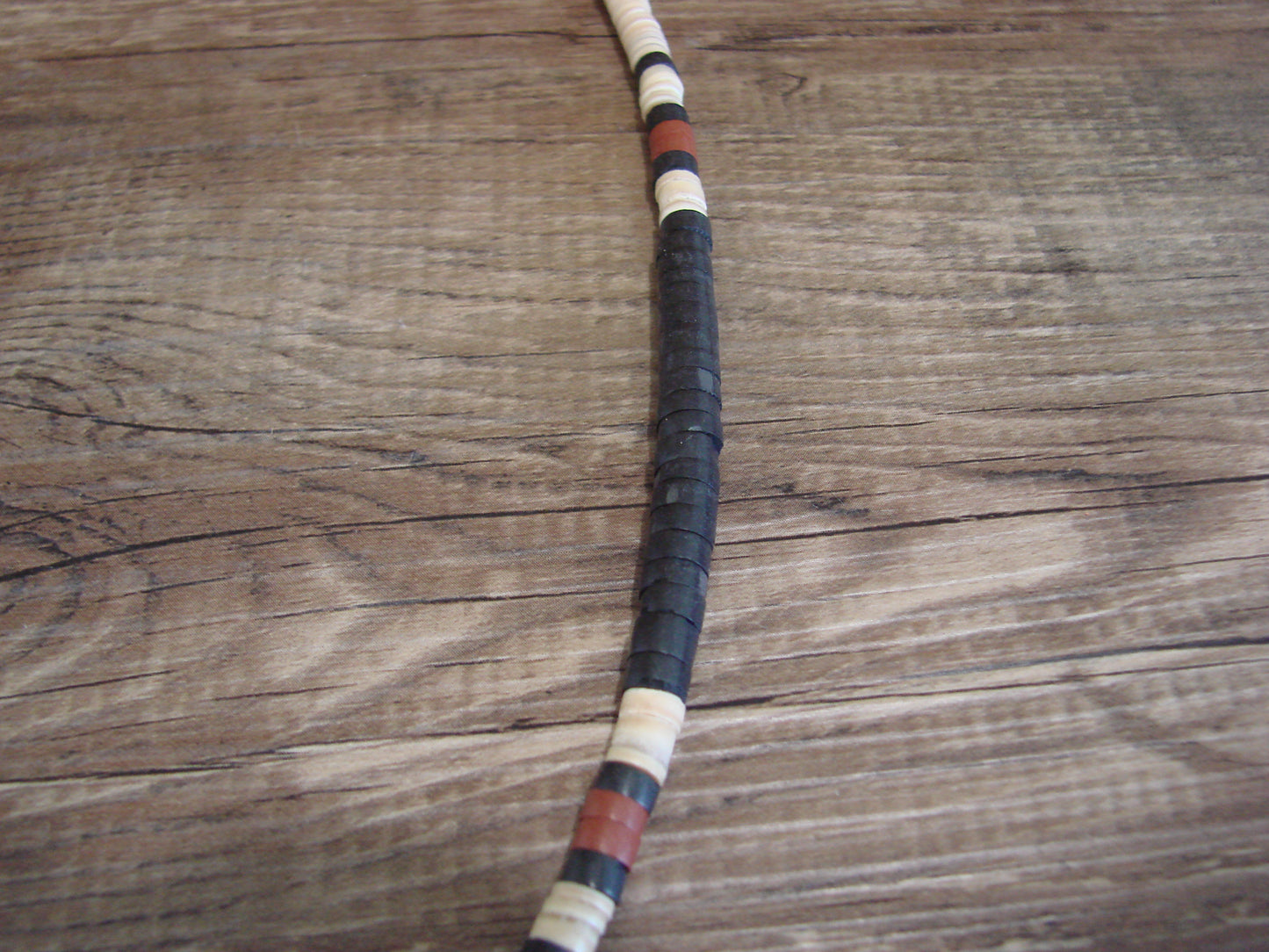 Native American 25" Santo Domingo Turquoise Heishi Necklace - Crespin