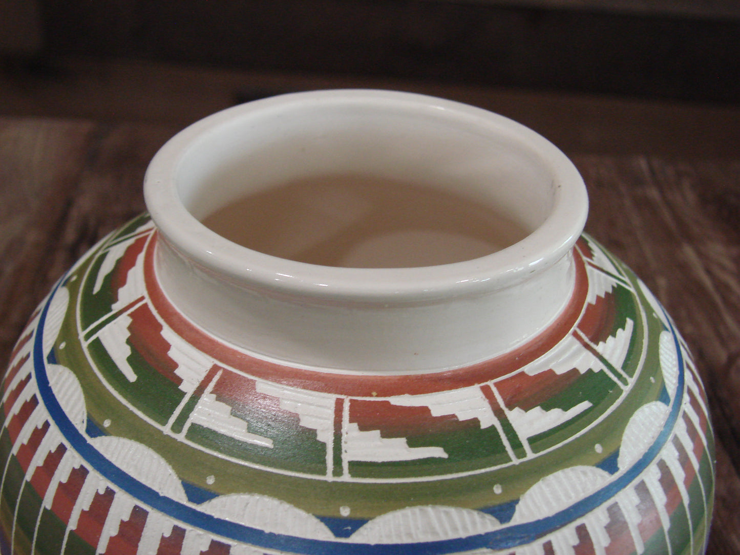 Native American Hand Etched & Hand Painted Pottery - Gilmore