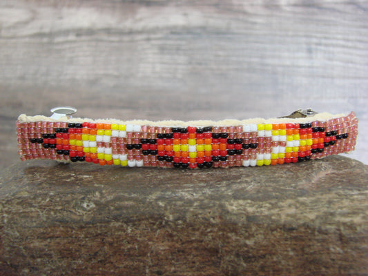 Native American Hand Beaded Hair Barrette by Cleveland