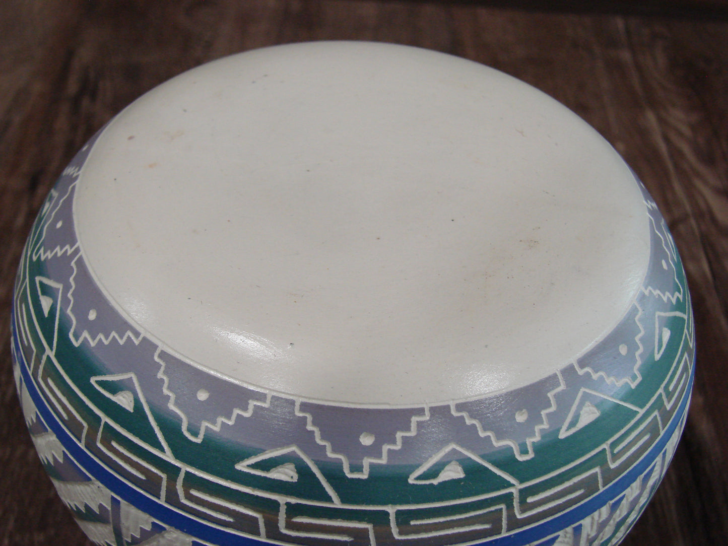 Native American Hand Etched & Hand Painted Pottery - Gilmore