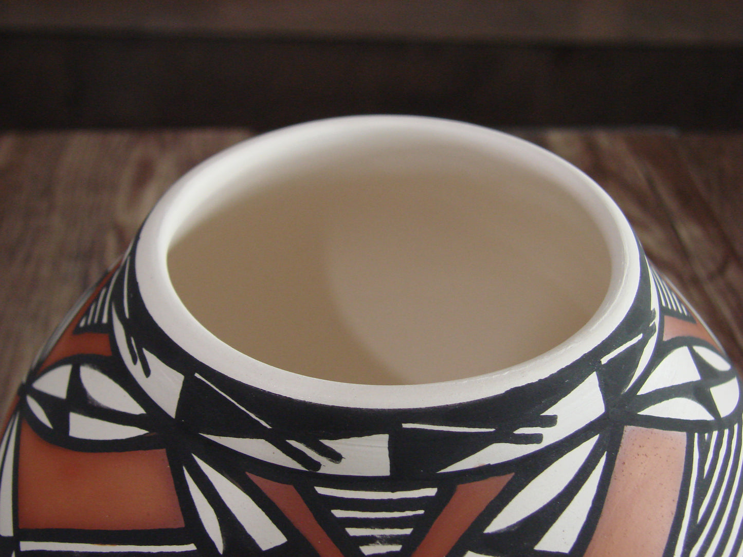 Native American Hand Painted Fine Line Acoma Pottery by Estevan