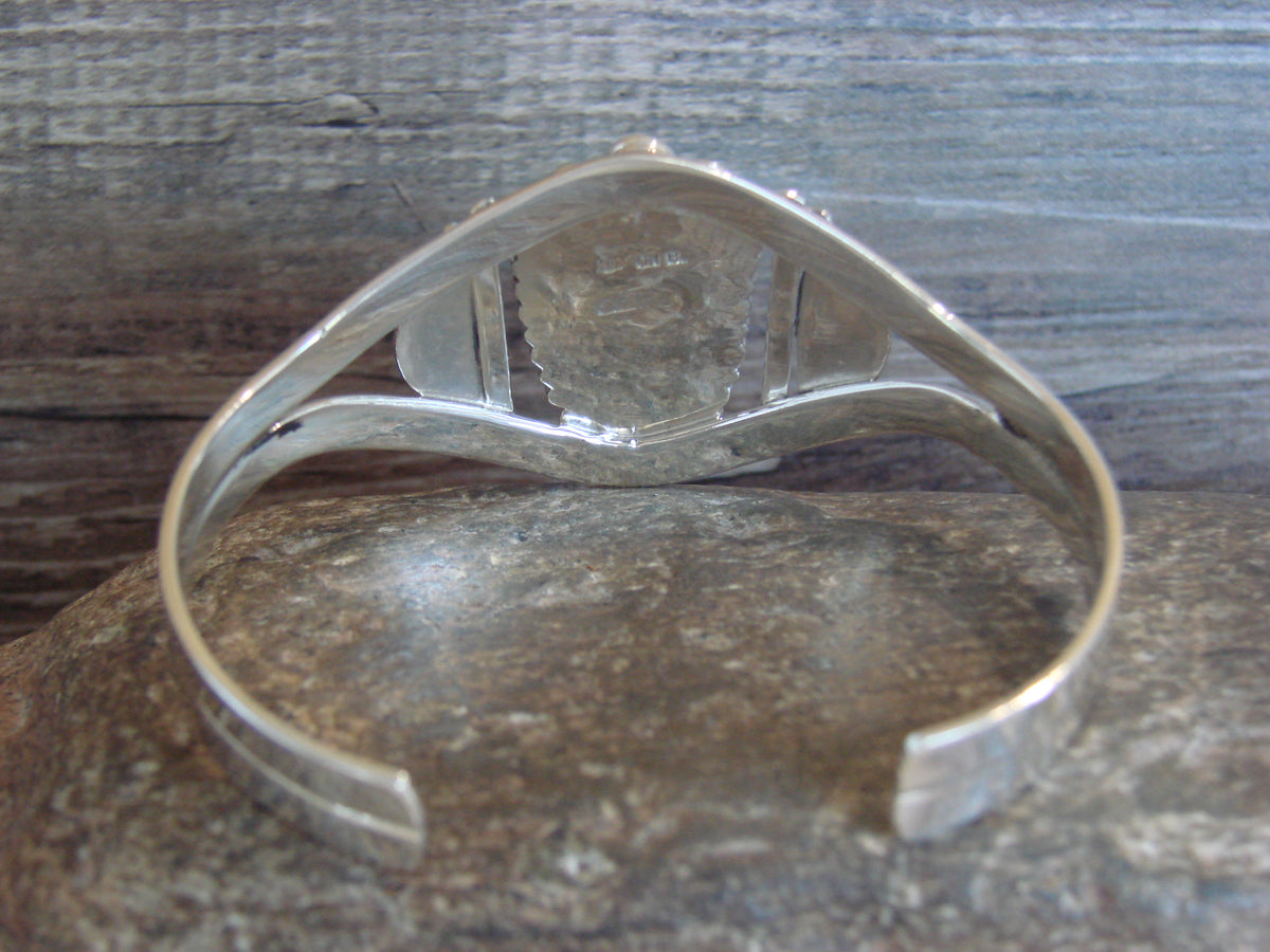 Native American Sterling Silver & Turquoise Bracelet by Bahe