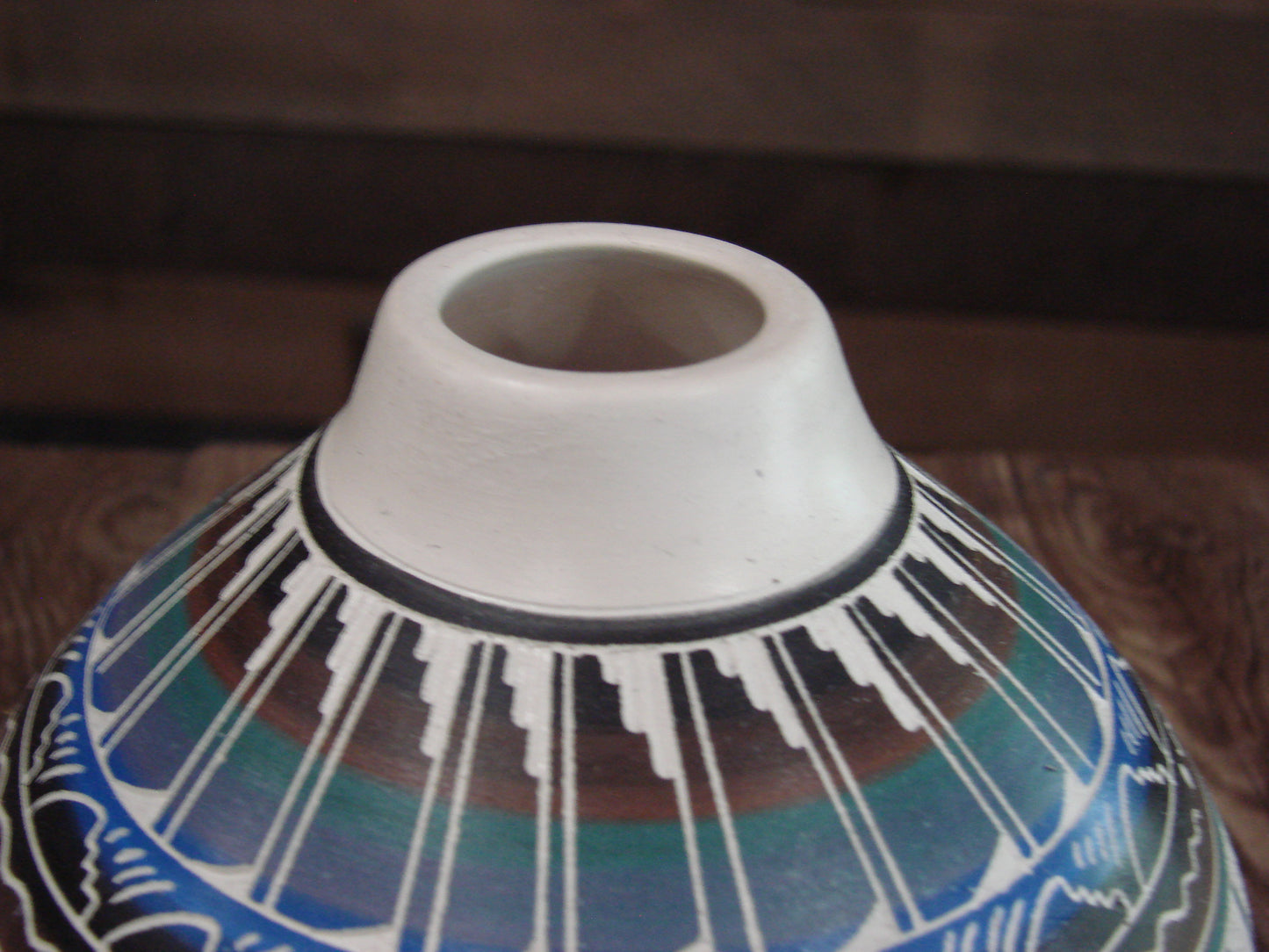 Native American Hand Etched & Hand Painted Pottery - Gilmore
