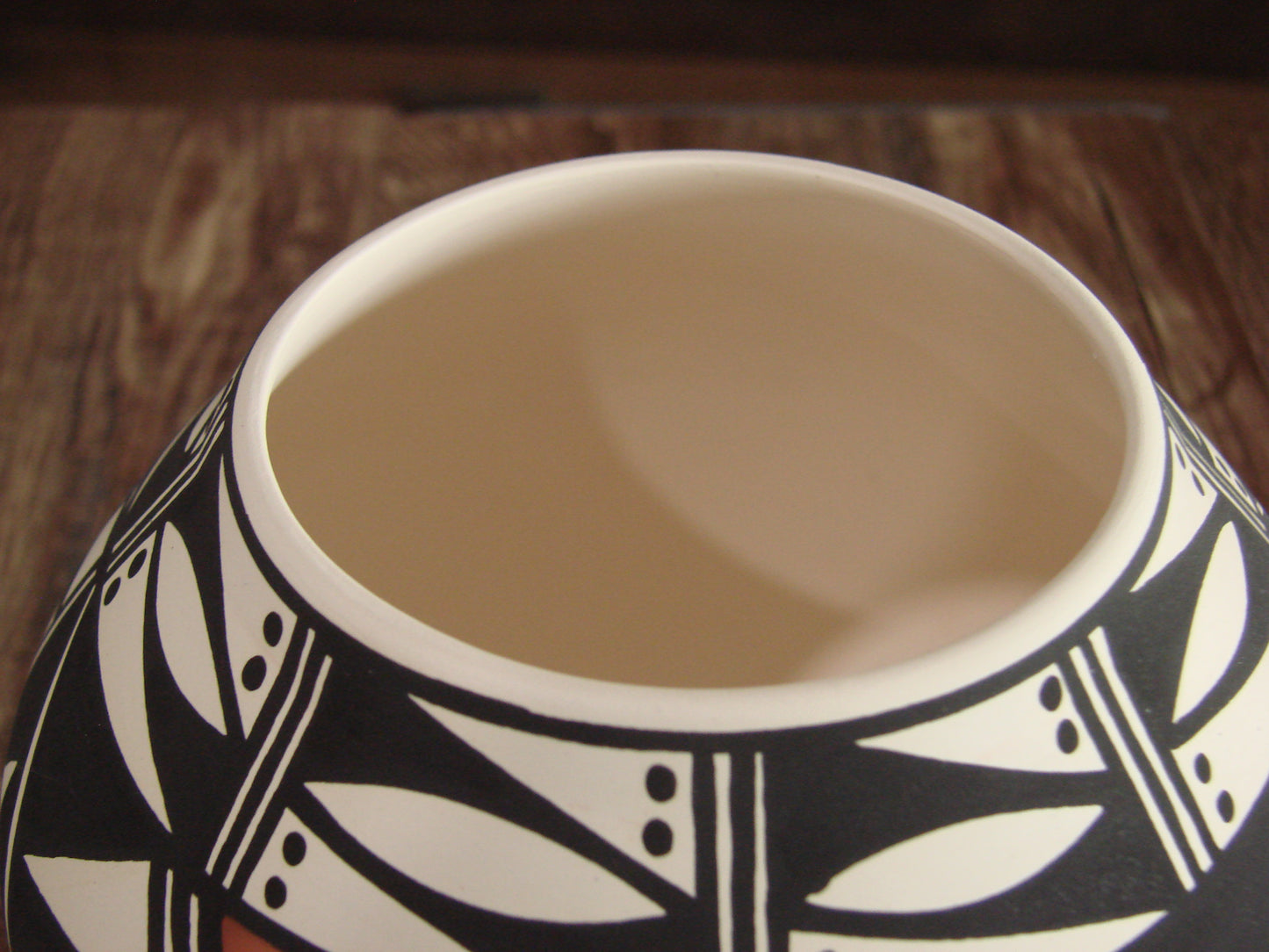 Native American Hand Painted Fine Line Acoma Pottery by Estevan