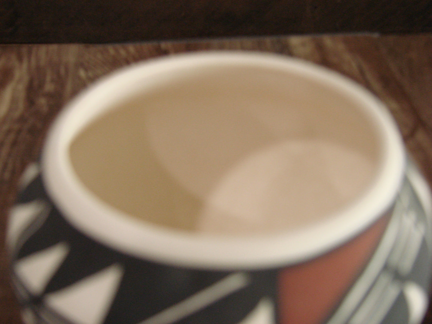 Small Native American Hand Painted Fine Line Acoma Pottery by Victorino