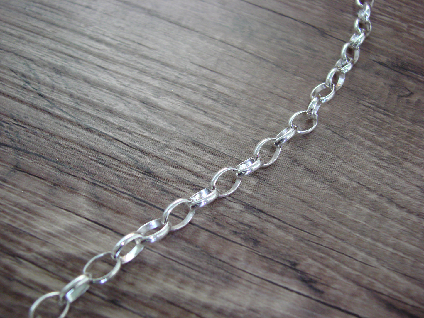 Native American 24" Sterling Silver & Seed Agate Link Necklace by Johnson