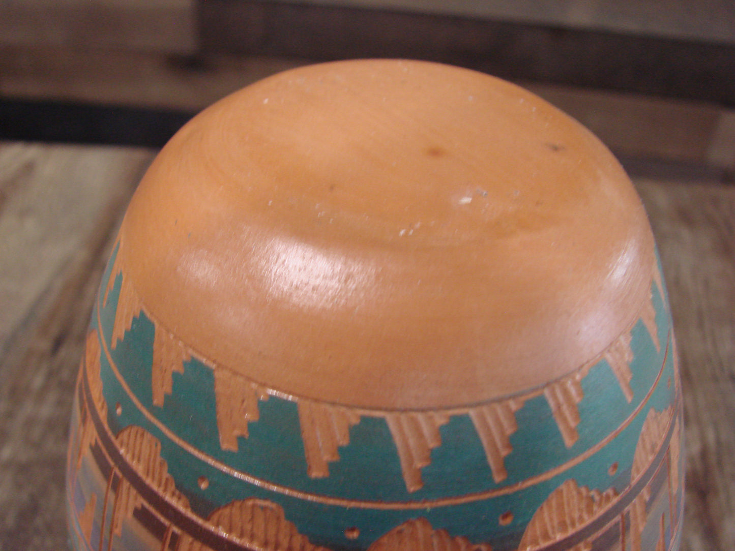 Native American Hand Etched & Hand Painted Pottery - Gilmore