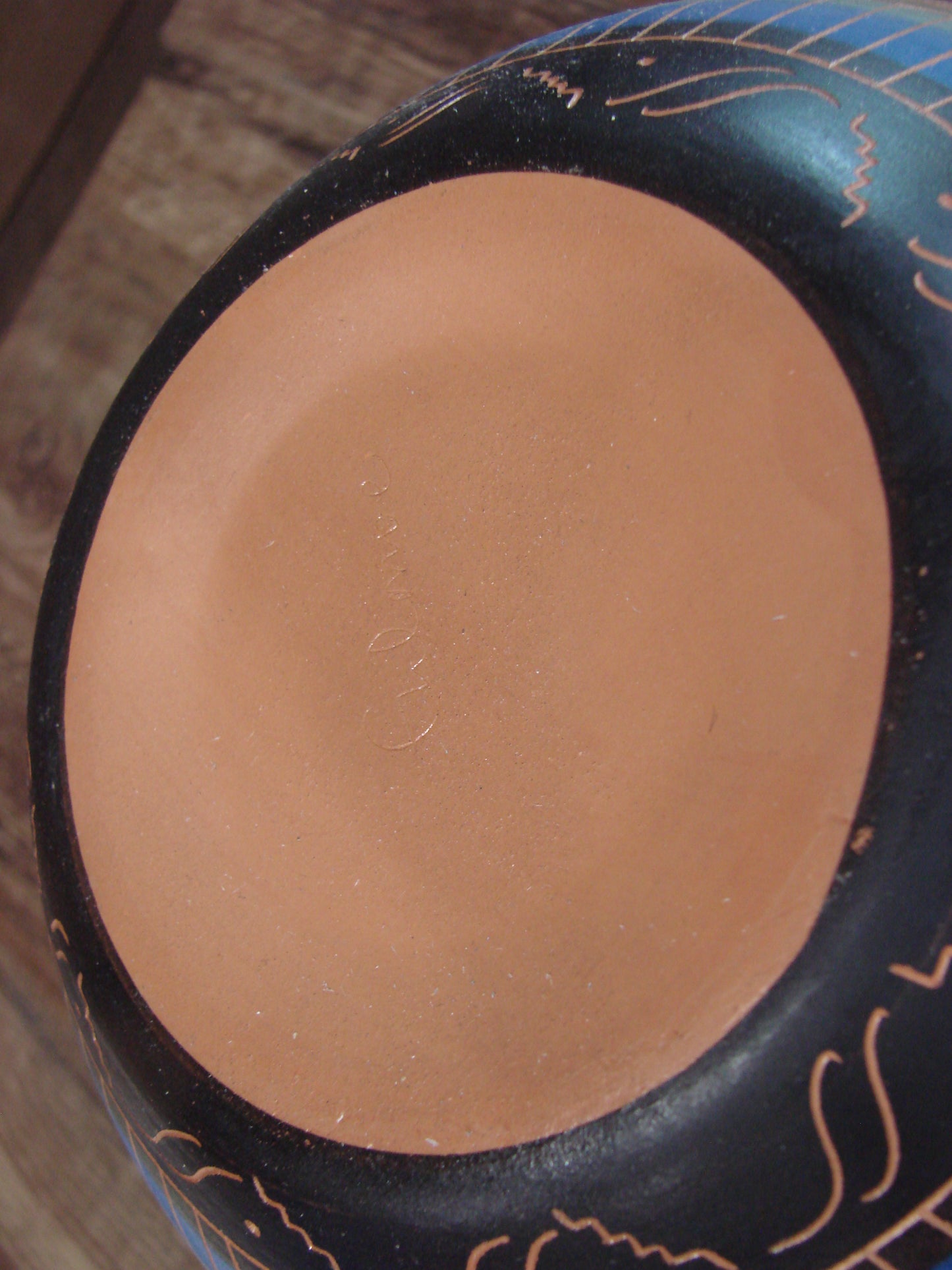 Native American Hand Etched & Hand Painted Pottery - Gilmore