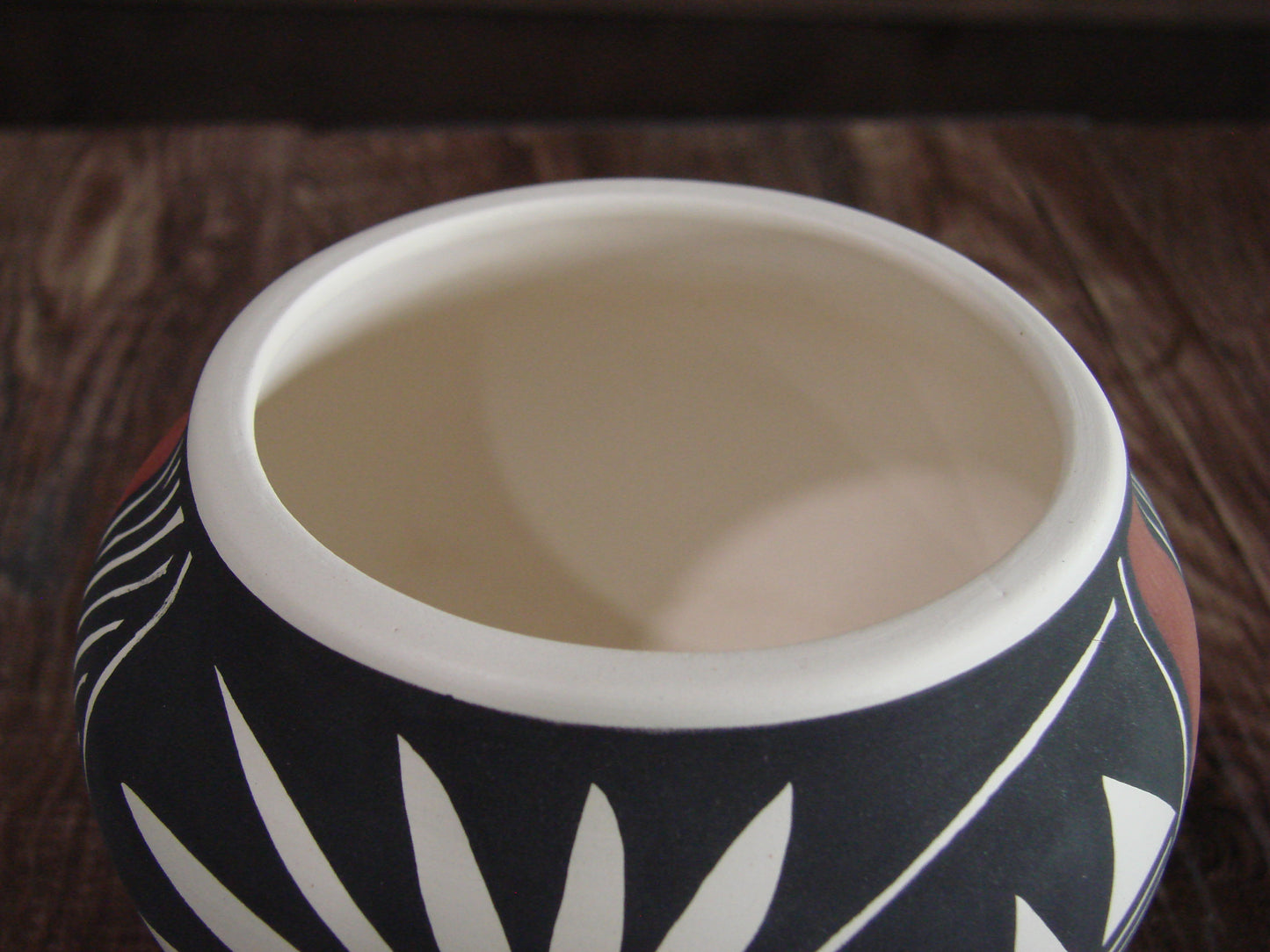 Small Native American Hand Painted Fine Line Acoma Pottery by Victorino