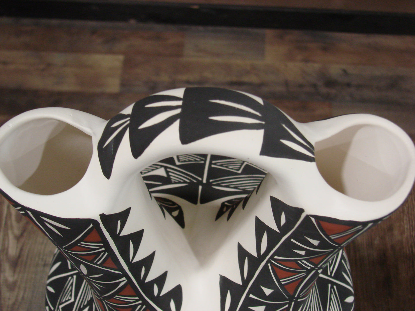 Native American Hand Painted Wedding Vase Pottery by Concho