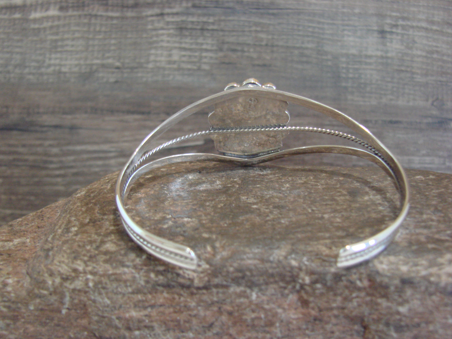 Native American Sterling Silver & Turquoise Bracelet by Yazzie