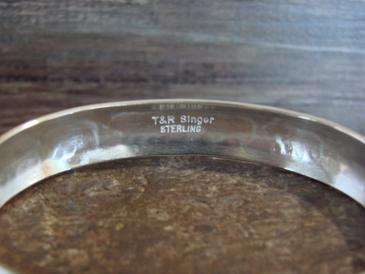 Native American Sterling Silver Bear Bracelet by Singer