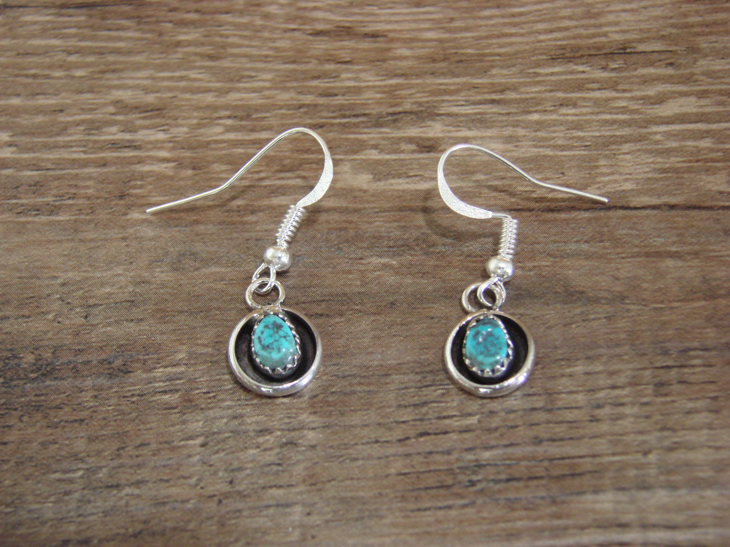 Native American Sterling Silver Turquoise Squash Blossom Set by Garcia