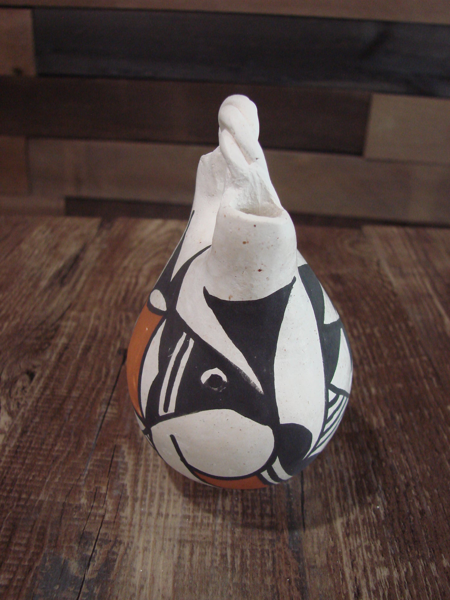 Native American Acoma Small Hand Made Wedding Vase - JL