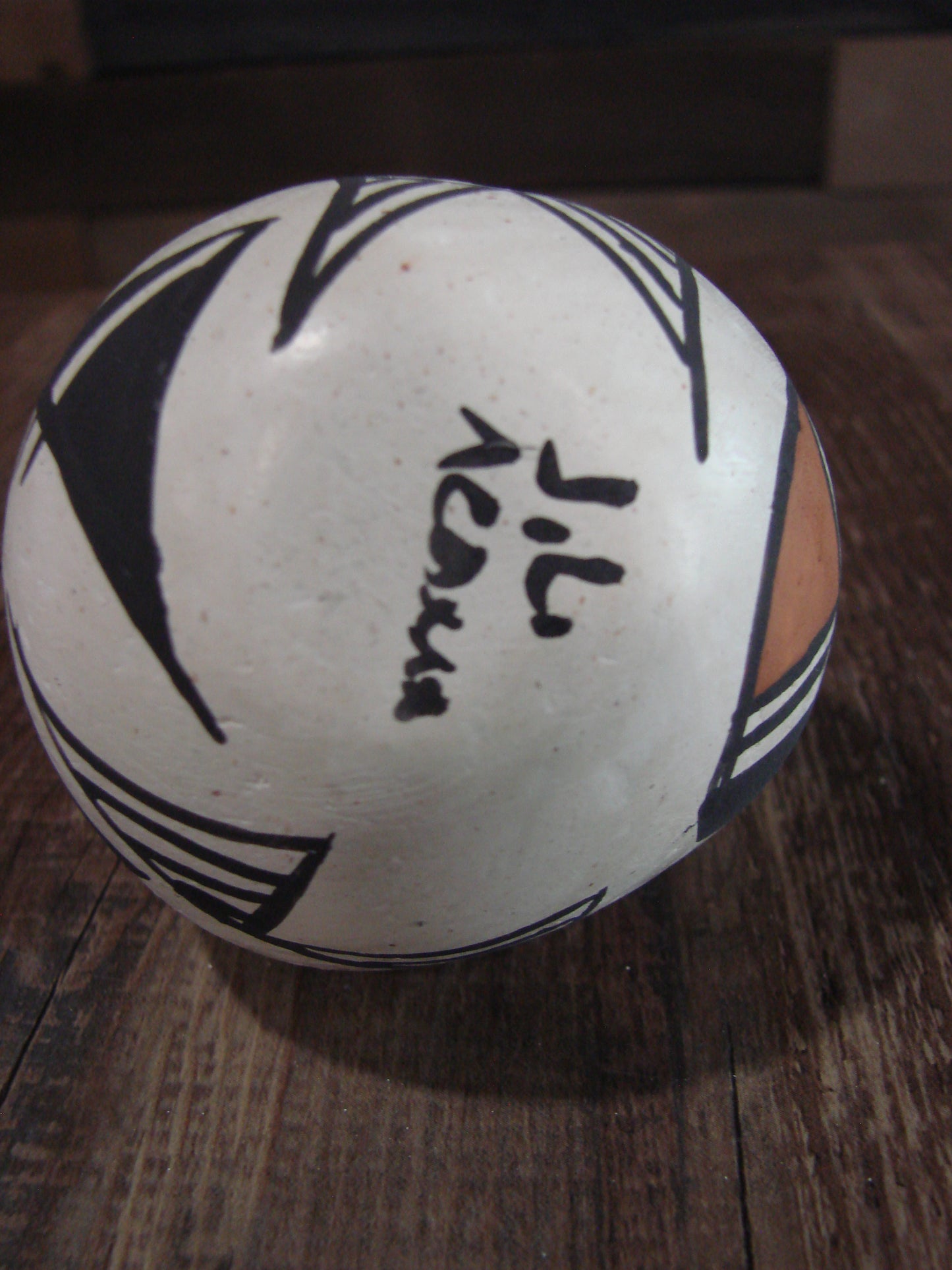 Native American Acoma Small Hand Made Wedding Vase - JL
