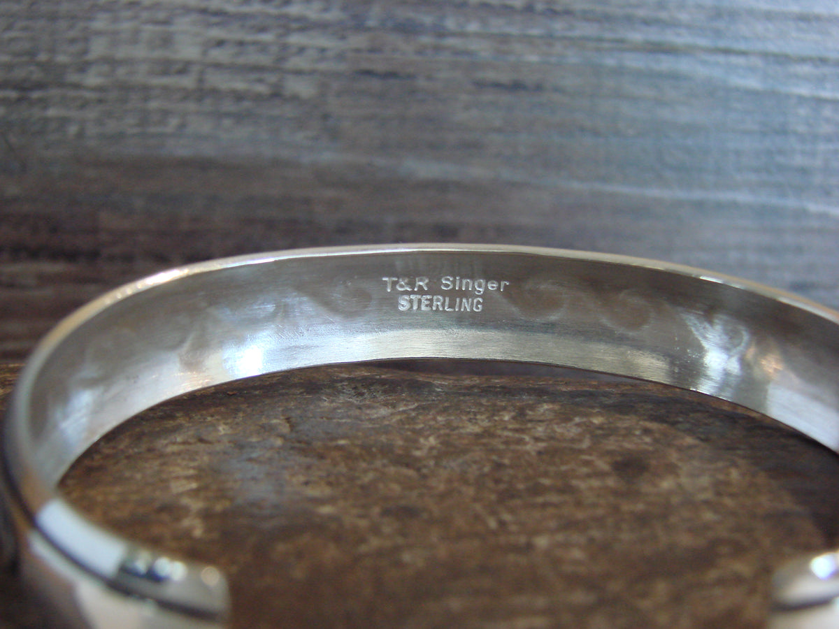 Native American Sterling Silver Petroglyph Bracelet by Singer