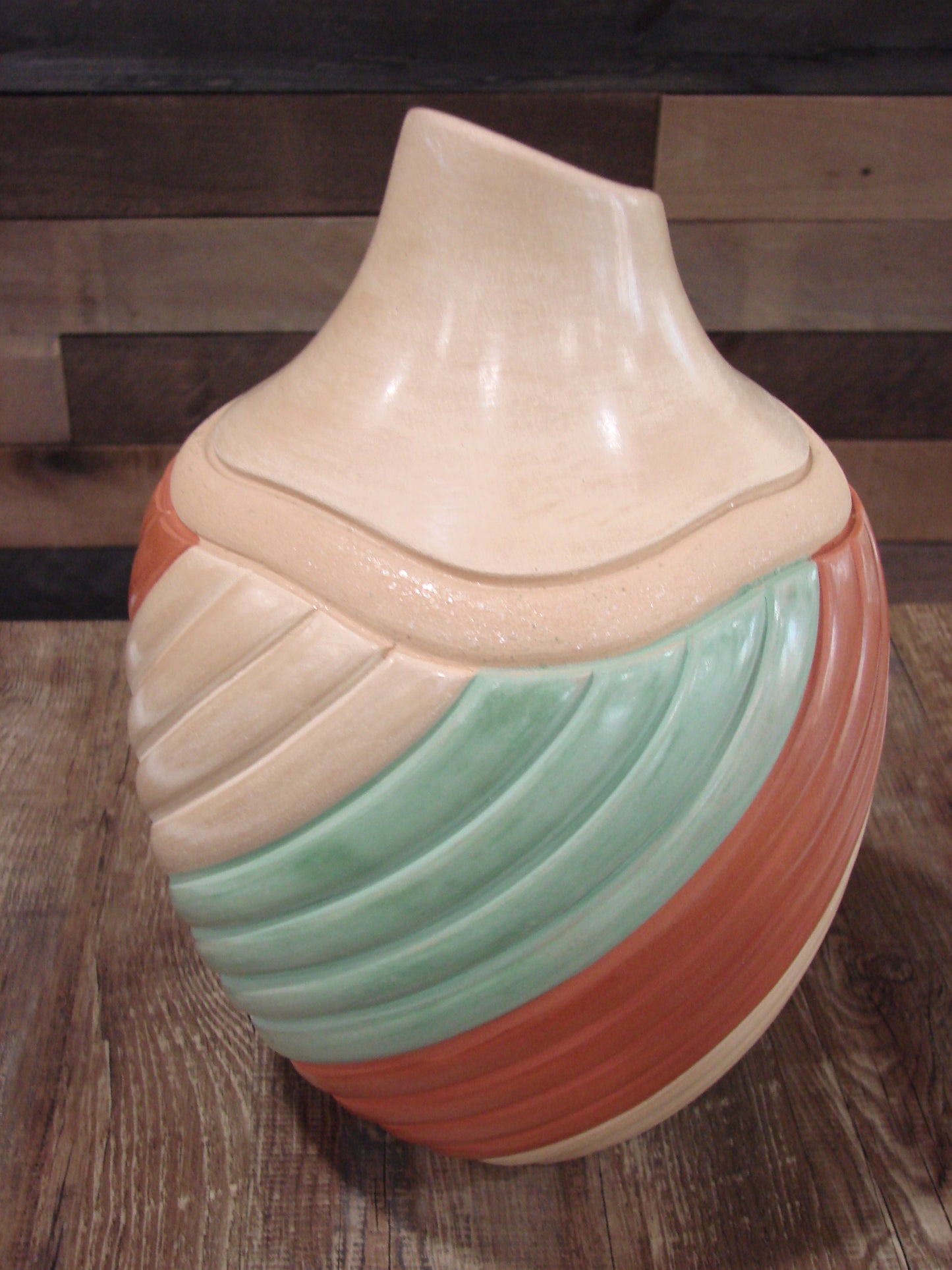 Native American Jemez Clay Hand Coiled Pottery Signed Yepa