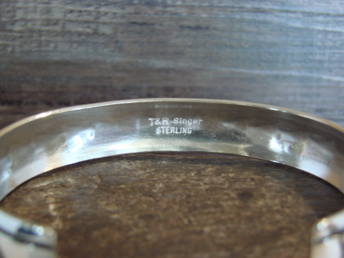 Native American Sterling Silver Petroglyph Bracelet by Singer