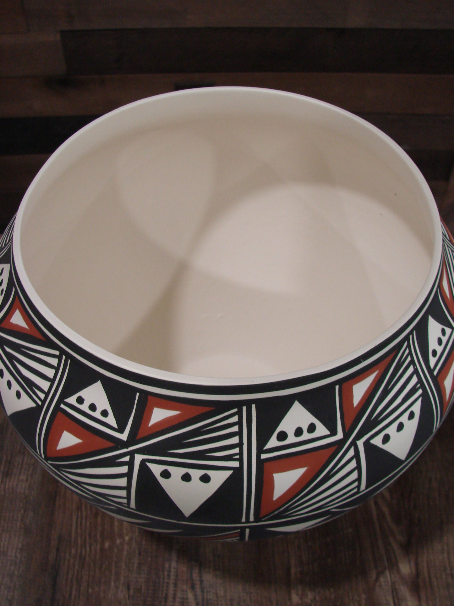 Native American Acoma Indian Hand Painted Pottery by Antonio