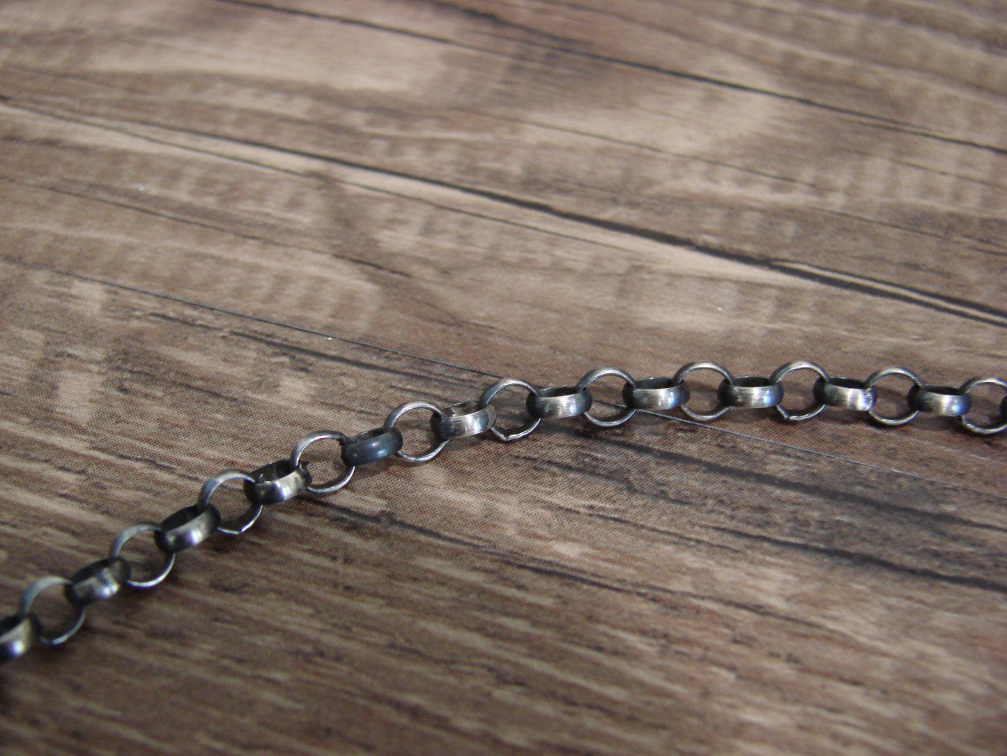 Native American Sterling Silver & Pink Conch Shell Long Horn Necklace Signed Sam