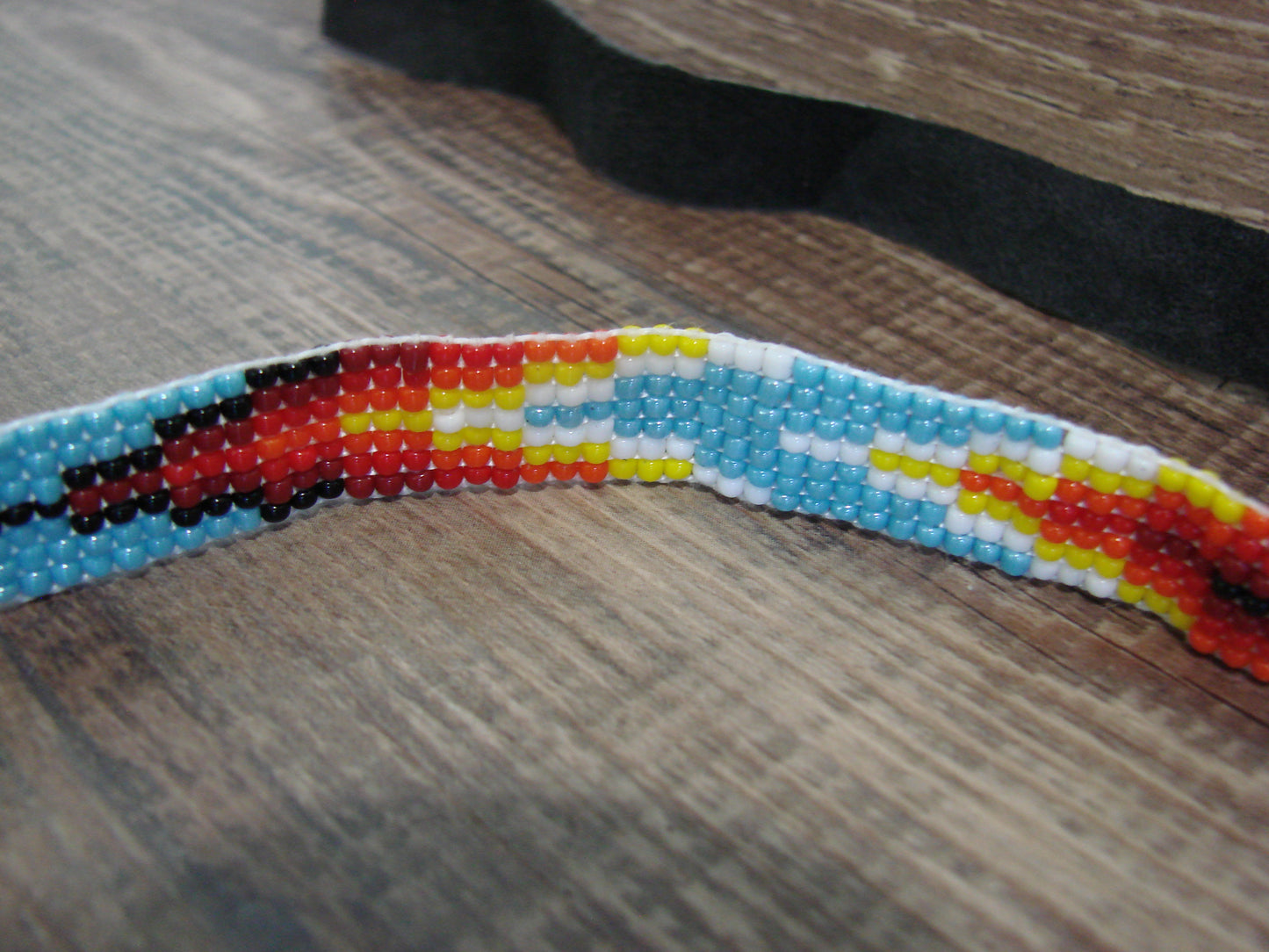 Native American Hand Beaded 1/2" Hat Band by Cleveland