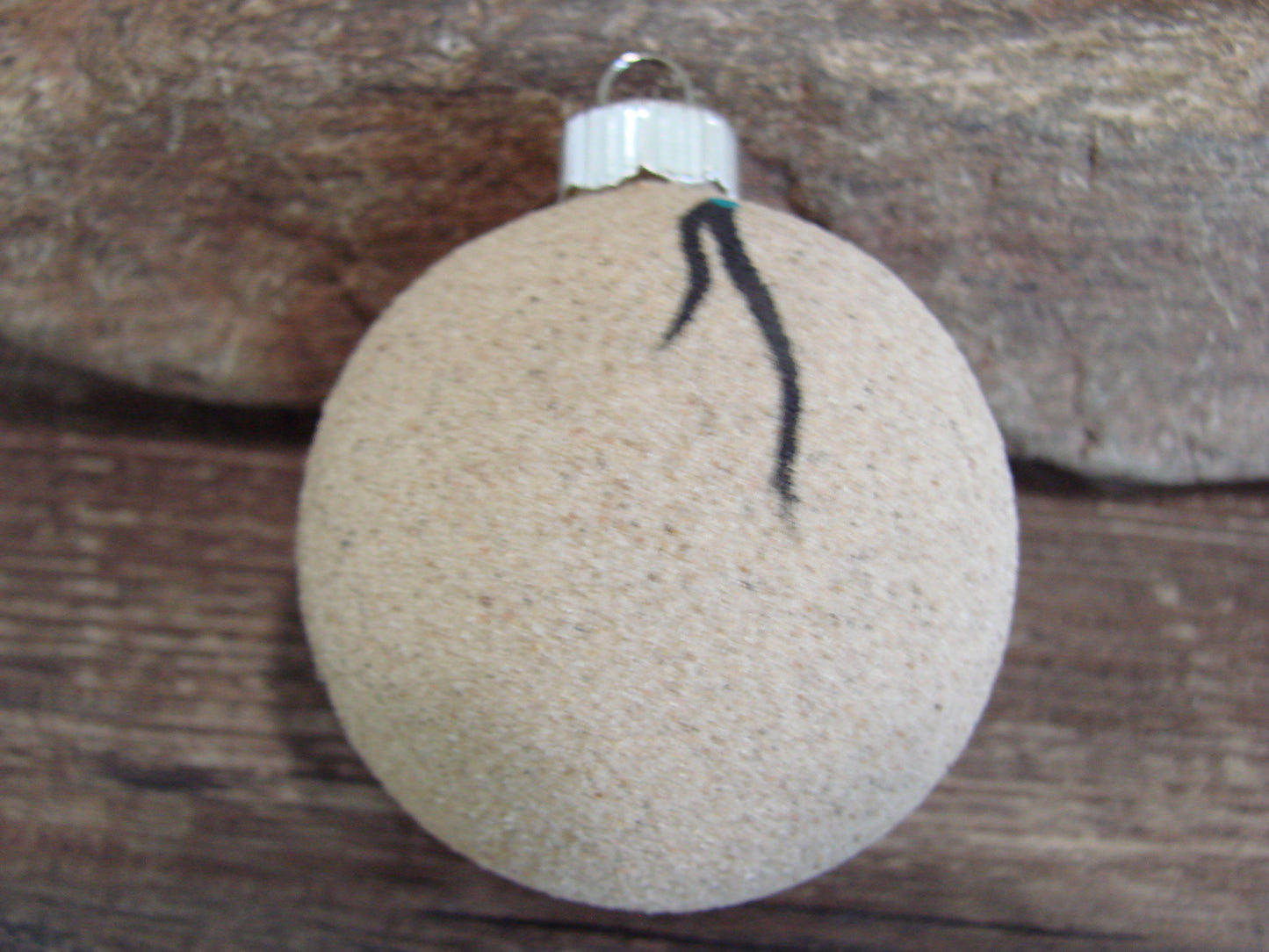 Native American Navajo Indian Sand Painted Ornament - MH