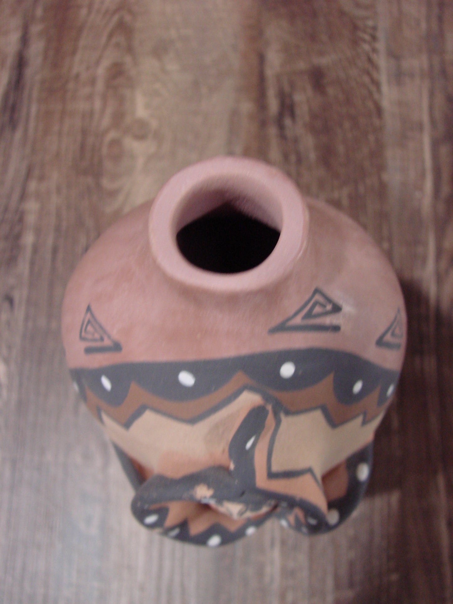 Native American Jemez Pueblo Handmade Clay Corn Maiden Pottery by Fragua