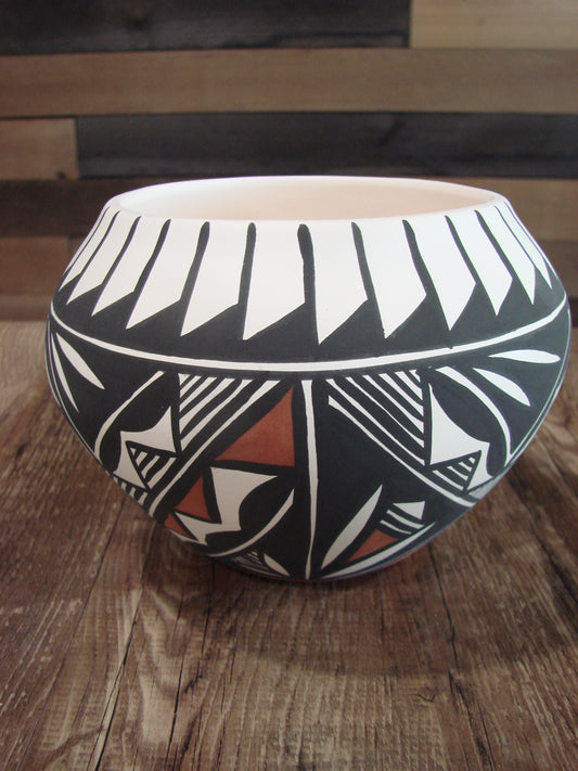 Native American Hand Painted Acoma Pottery by Concho