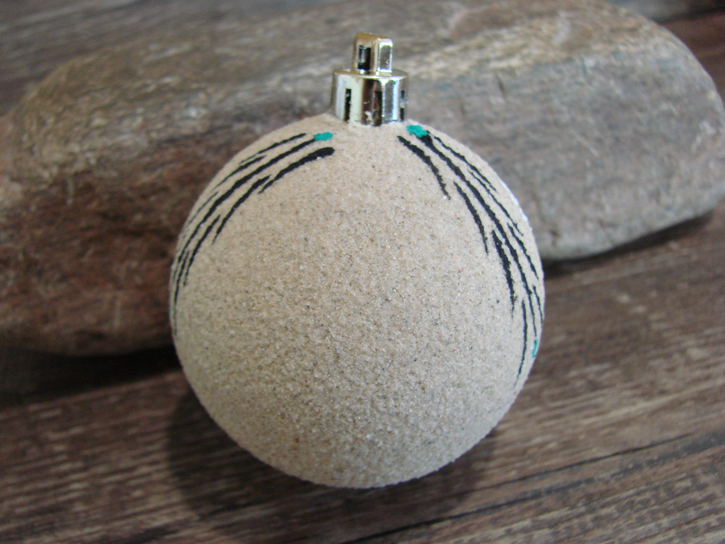 Native American Navajo Indian Sand Painted Ornament - MH