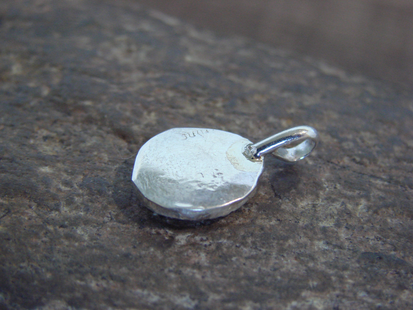 Native American Sterling Silver & Turquoise Pendant - Yazzie