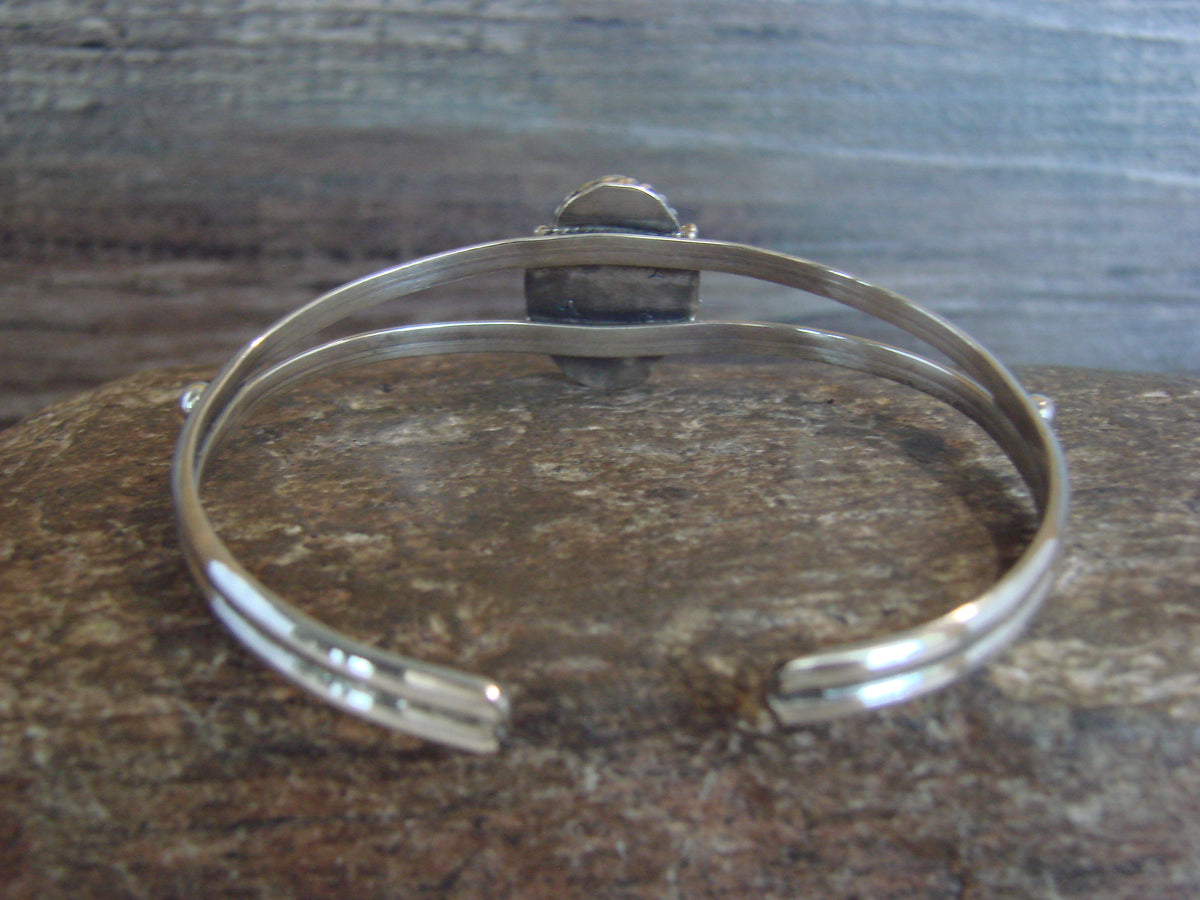 Native American Sterling Silver Turquoise Bracelet by Begay