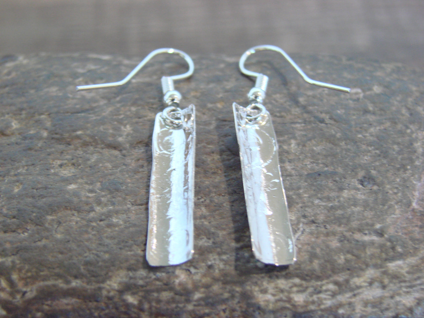 Native American Sterling Silver Dangle Earrings by Tahe