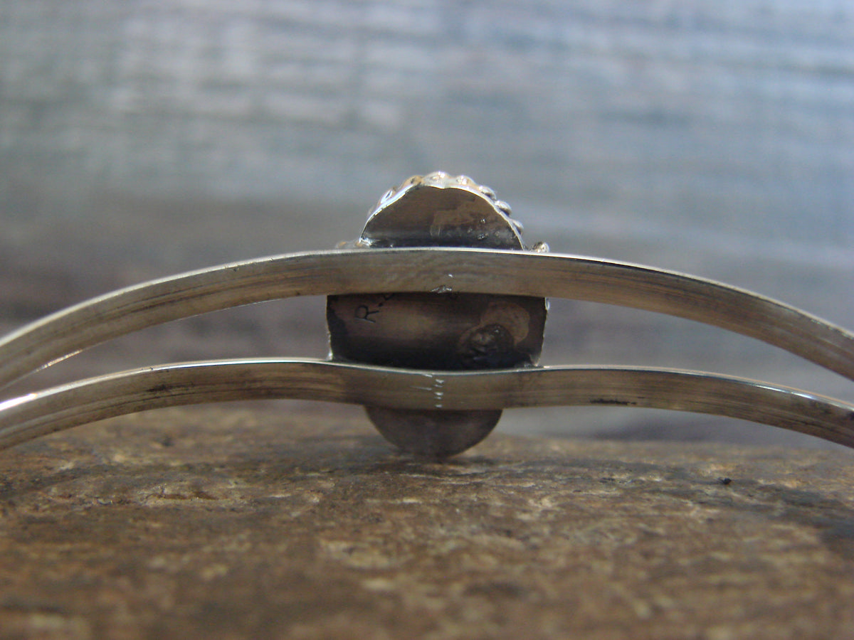 Native American Sterling Silver Turquoise Bracelet by Begay