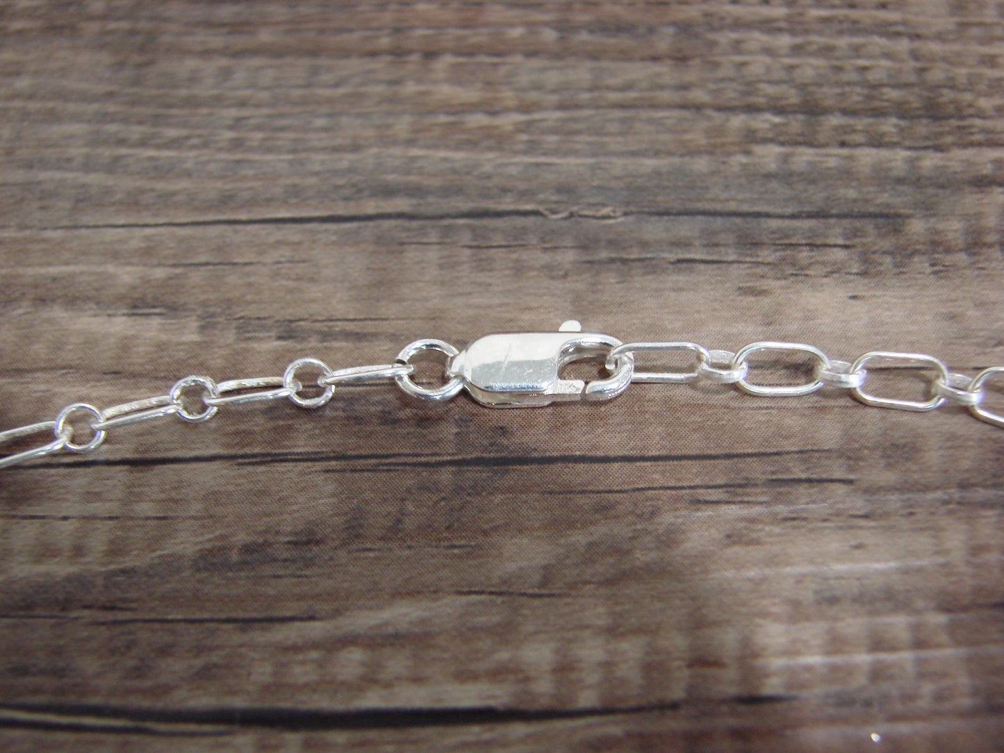 Native American 20" Sterling Silver & White Buffalo Turquoise Necklace by Belin