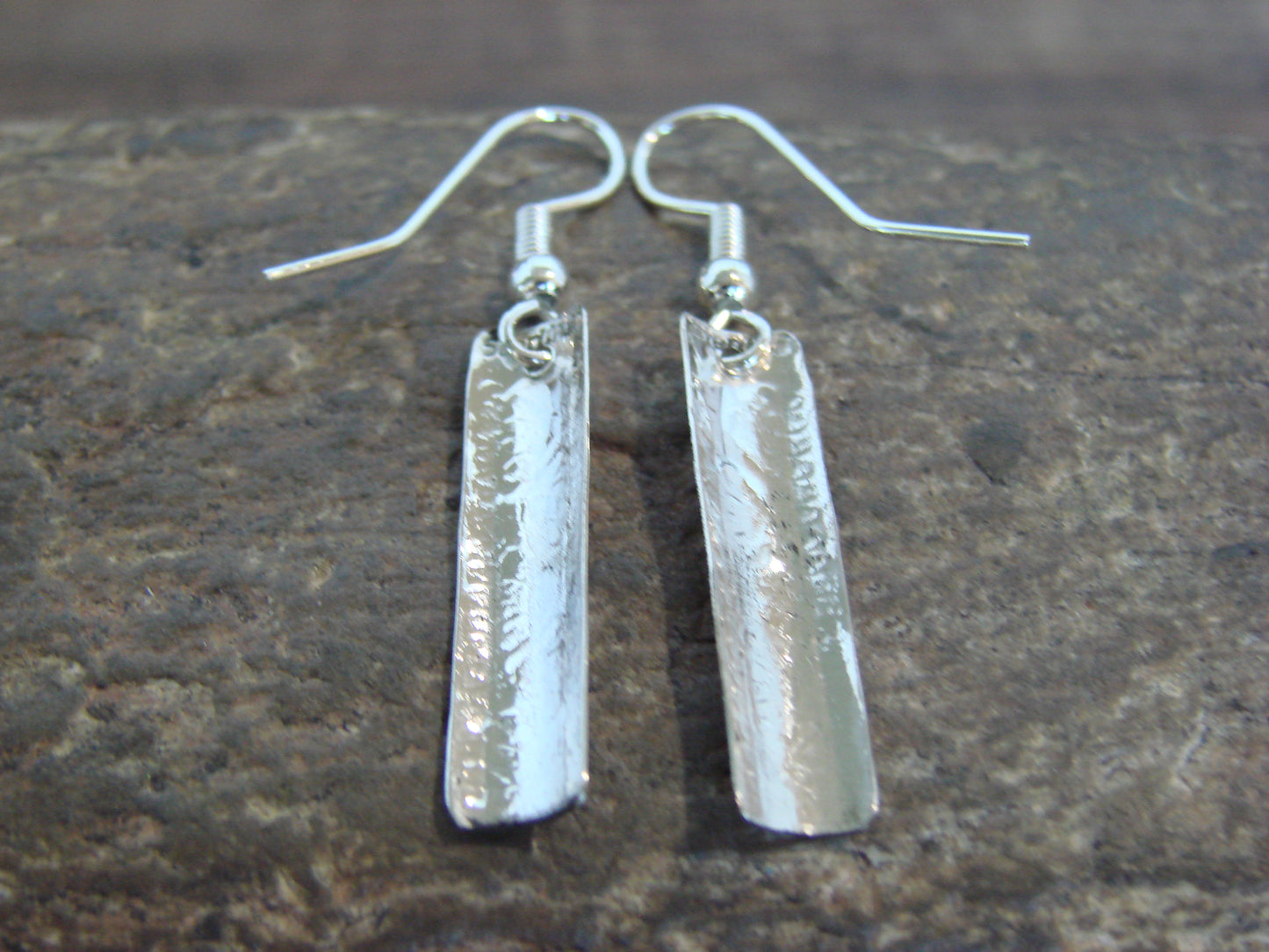 Native American Sterling Silver Dangle Earrings by Tahe