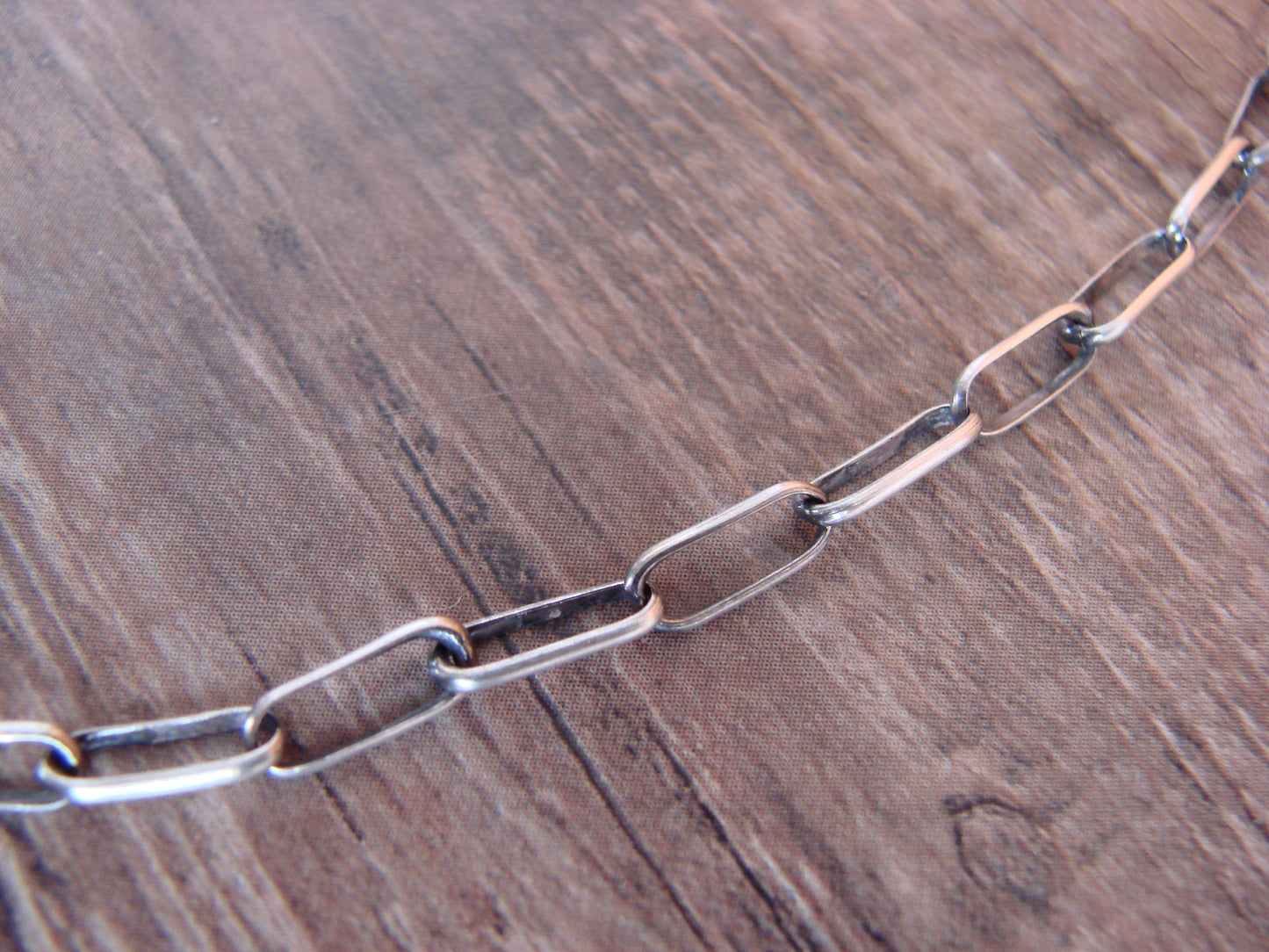 Native American Sterling Silver 18" Link Chain Link Necklace - Shurley